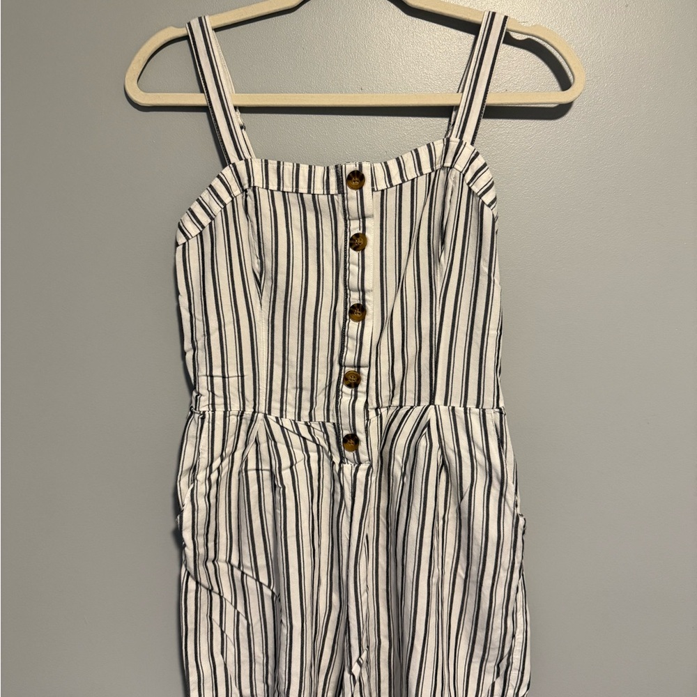Hollister Striped Romper